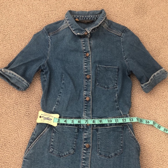 Zara Denim Minidress - Picture 5 of 6